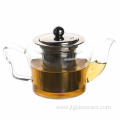 Best Selling Glass Teapot Stainless Steel Infuser